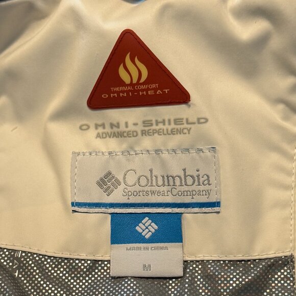 Columbia Lay D Down Jacket Women’s Medium White WL4047-494 Hooded Puffer Coat - Picture 11 of 16